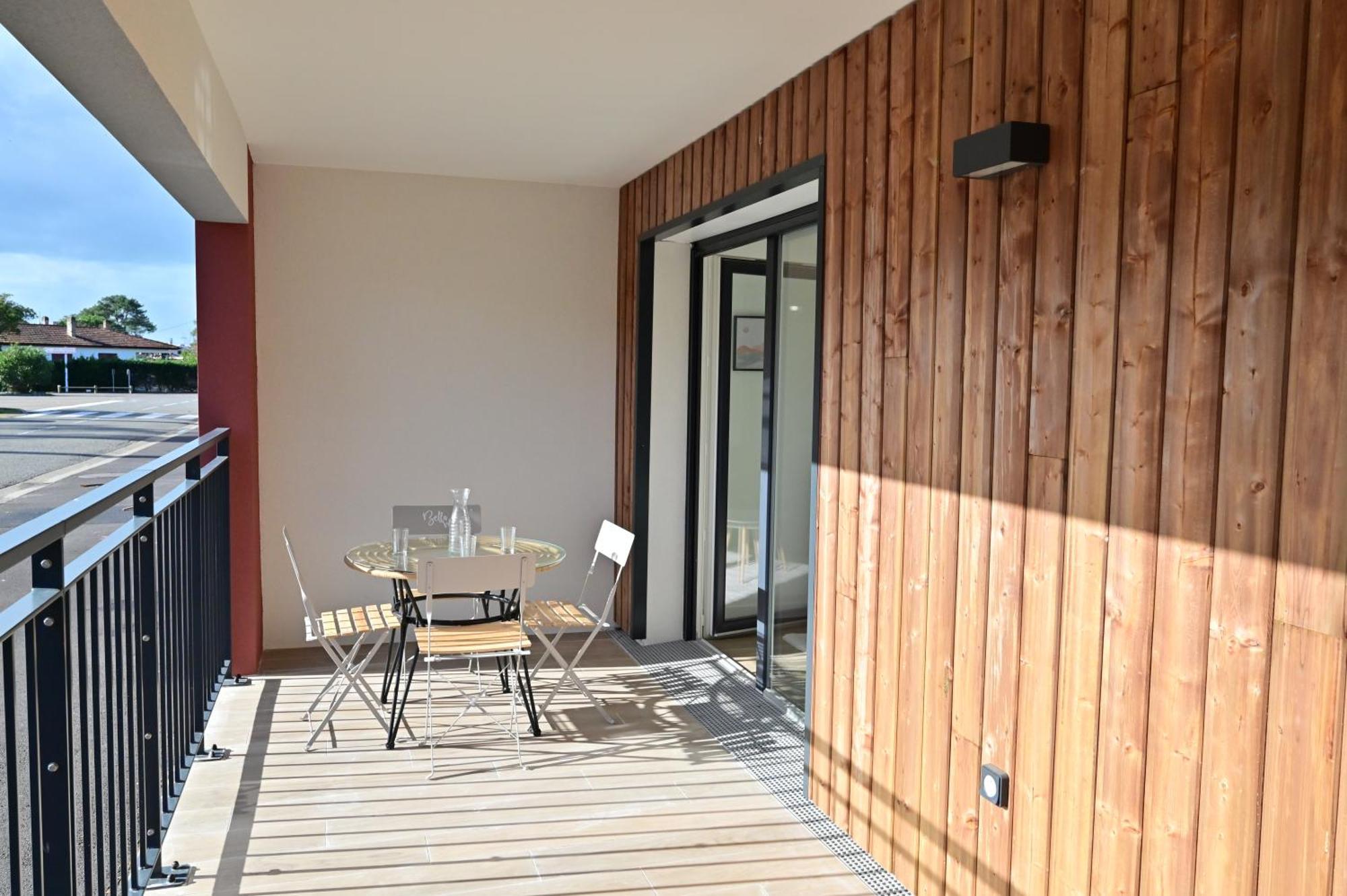 Apartamento Biscawai Chaleureux Et Cosy Avec Terrasse Biscarrosse Exterior foto
