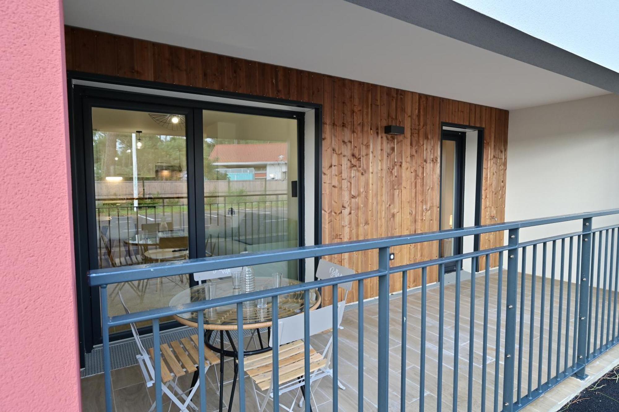 Apartamento Biscawai Chaleureux Et Cosy Avec Terrasse Biscarrosse Exterior foto
