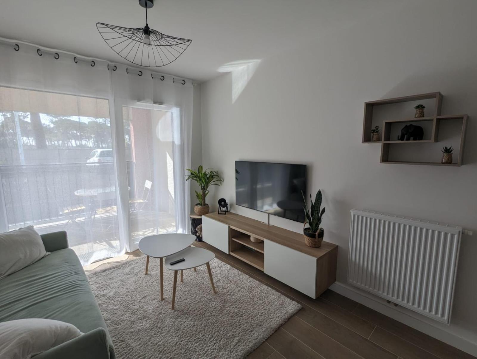 Apartamento Biscawai Chaleureux Et Cosy Avec Terrasse Biscarrosse Exterior foto